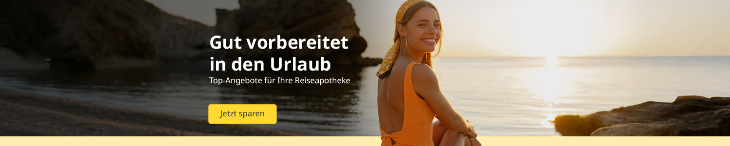 Gut vorbereitet in der Urlaub - Top-Angebote für Ihre Reiseapotheke