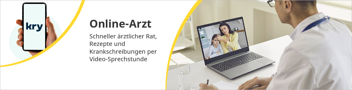 Online-Arzt: Schneller ärztlicher Rat, Rezepte und Krankschreibungen per Video-Sprechstunde