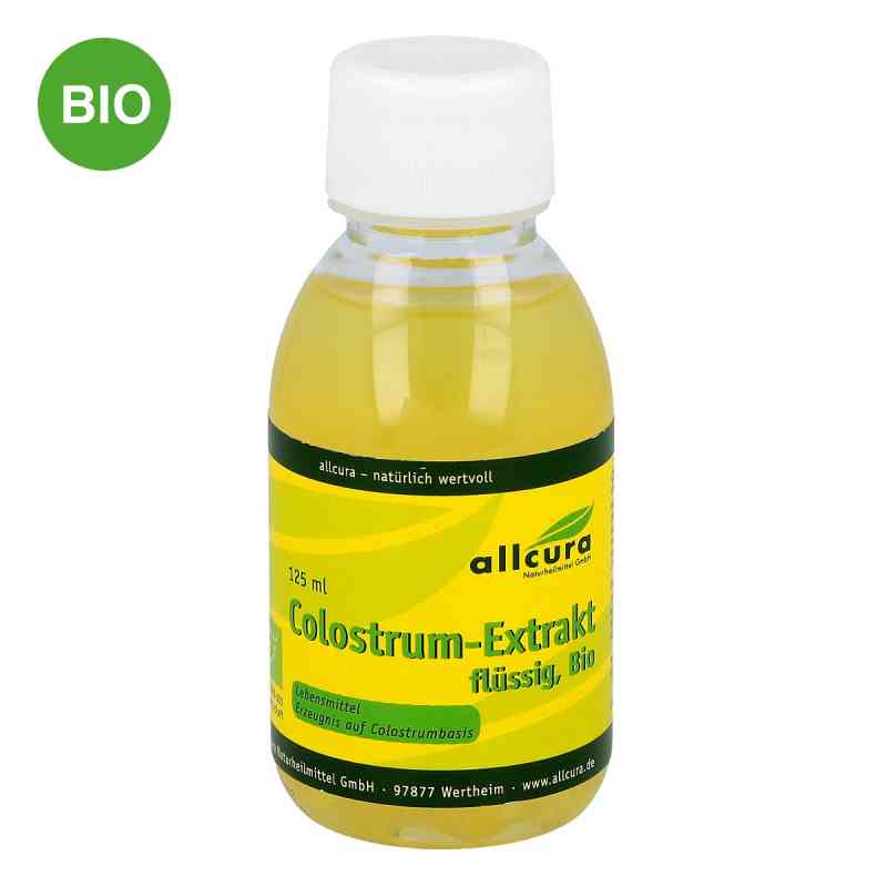 Colostrum Extrakt flüssig Bio 125 ml von allcura Naturheilmittel GmbH PZN 00321566