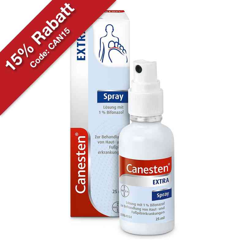 Canesten Extra Bifonazol Pumpspray bei Pilzerkrankungen 25 ml von Bayer Vital GmbH PZN 04072829