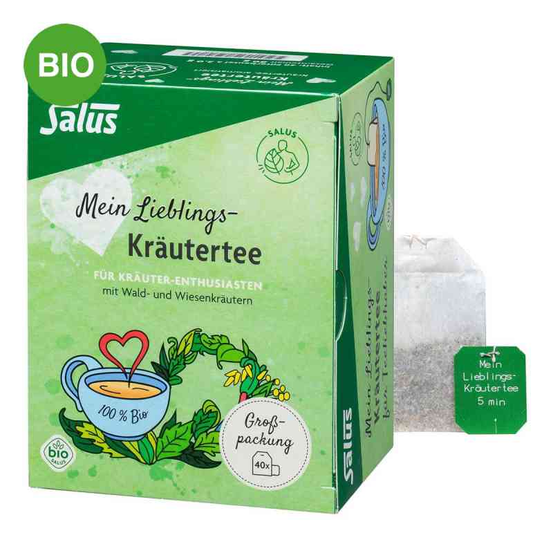 Mein Lieblings-kräuter-tee bio Salus Filterbeutel 40 stk von SALUS Pharma GmbH PZN 06832339