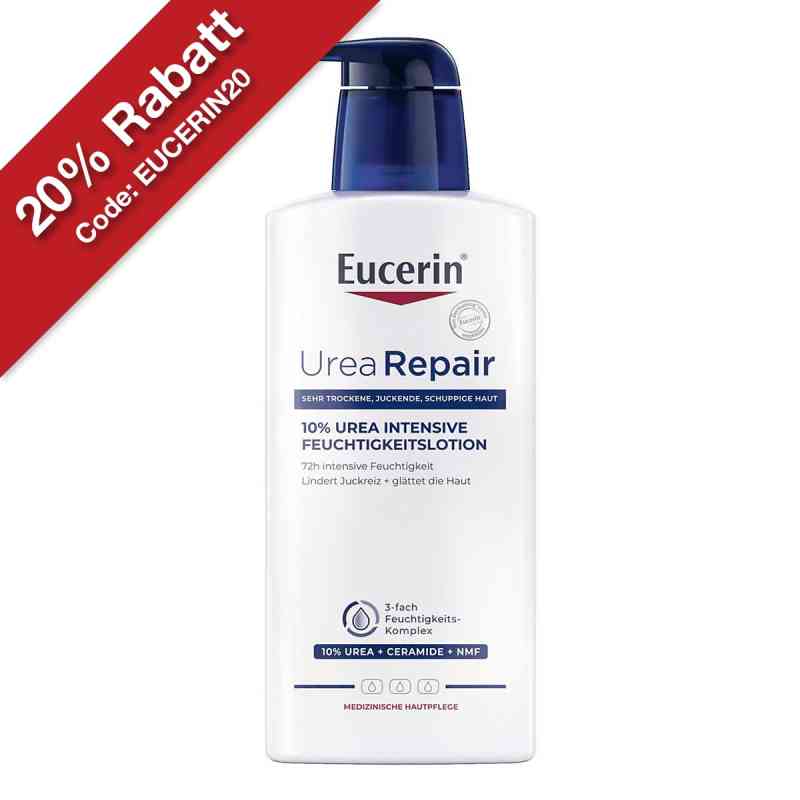 Eucerin® Urea Repair 10% Urea Intensive Feuchtigkeitslotion 400 ml von Beiersdorf AG Eucerin PZN 11678159