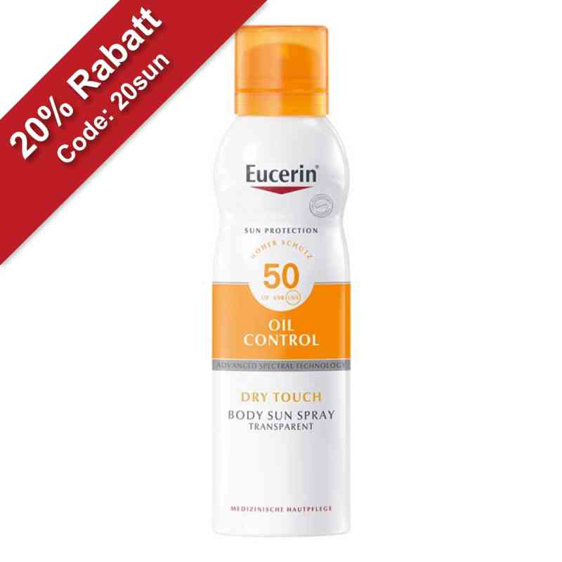 Eucerin Sun Oil Control Dry Touch Body Spray LSF 50 200 ml von Beiersdorf AG Eucerin PZN 18110232