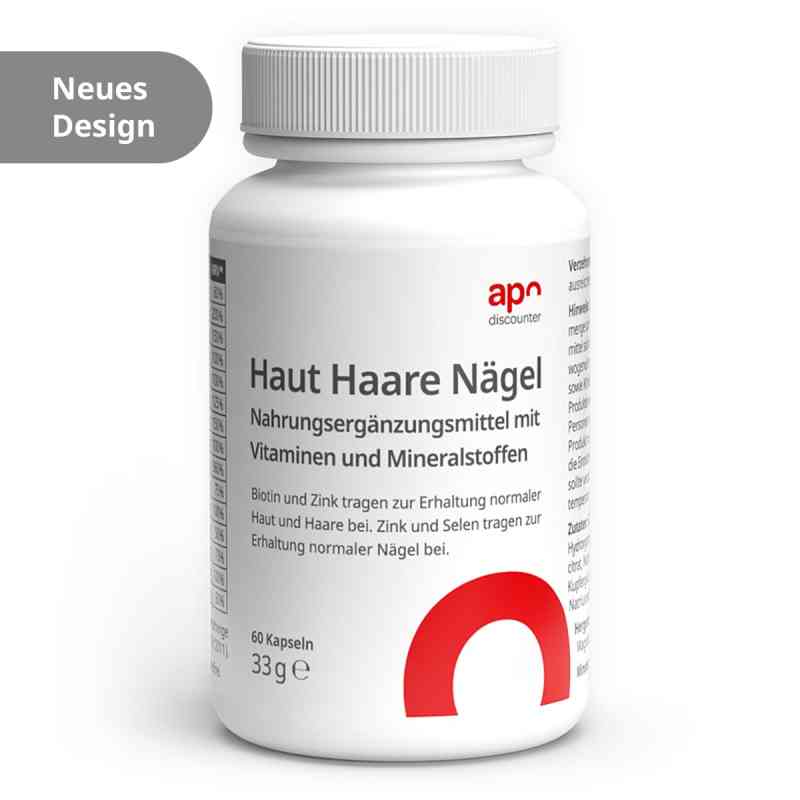 Haut Haare Nägel Kapseln von apodiscounter 60 stk von apo.com Group GmbH PZN 19339391