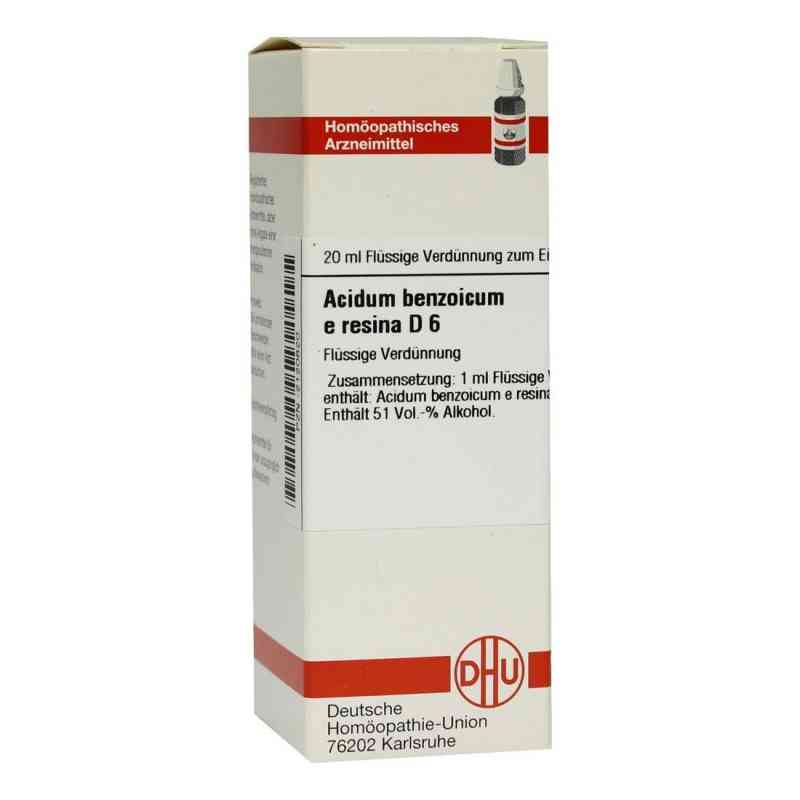 Acidum Benzoicum E.res. D6 Dilution 20 ml von DHU-Arzneimittel GmbH & Co. KG PZN 02120820