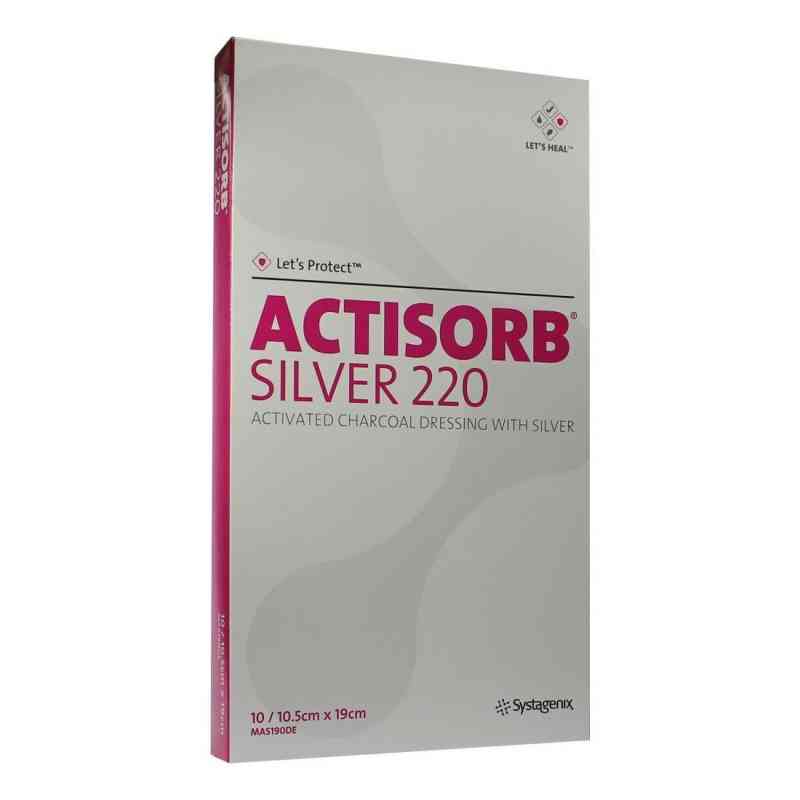 Actisorb 220 Silver 19x10,5 cm steril Kompressen 10 stk von Bios Medical Services GmbH PZN 04408979