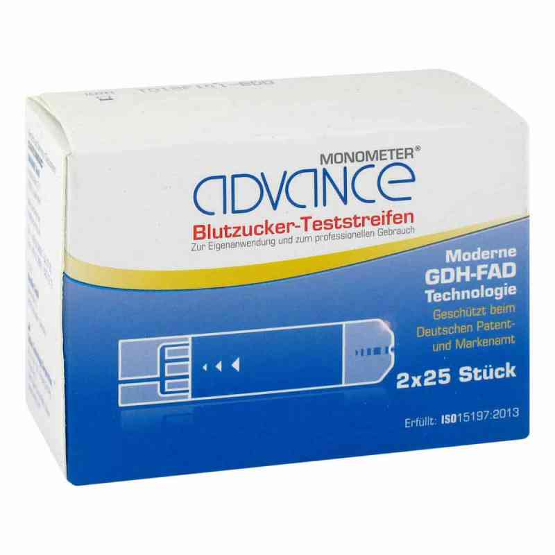 Advance Monometer Blutzucker Teststr. Gdh 2X25 stk von MEDICO-LAB GmbH PZN 07779386
