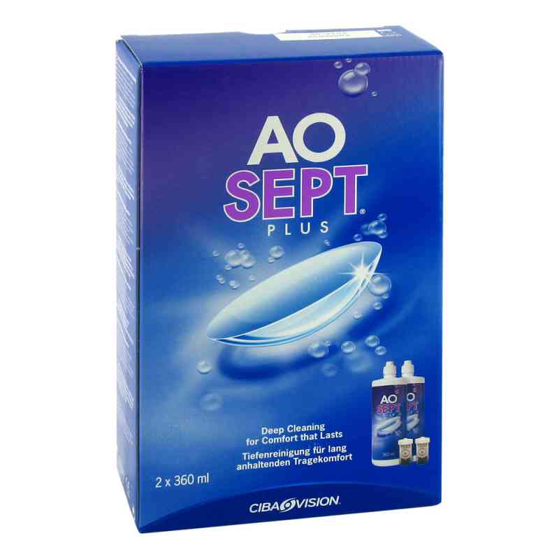 Aosept Plus Lösung 2X360 ml von Alcon Deutschland GmbH PZN 07786825