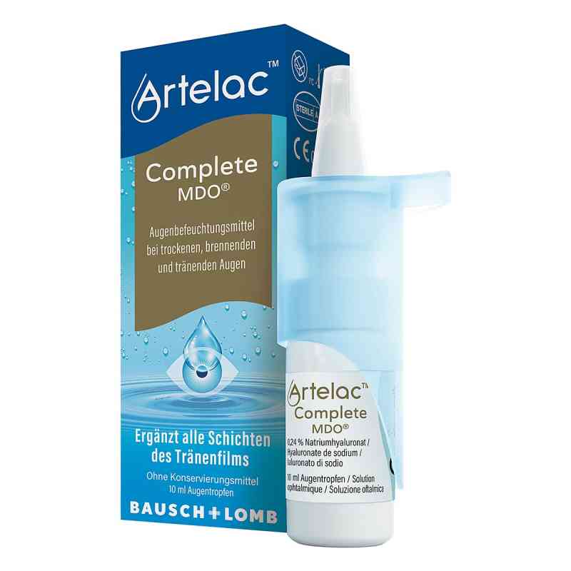 Artelac Complete MDO Augentropfen für trockene/ tränende Augen 10 ml von Dr. Gerhard Mann Chem.-pharm.Fabrik GmbH PZN 12436056