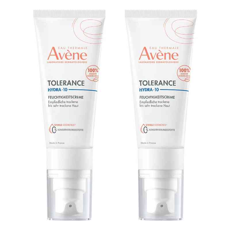 Avene Tolerance Hydra-10 Feuchtigkeitscreme 2x40 ml von PIERRE FABRE DERMO KOSMETIK GmbH PZN 08107249