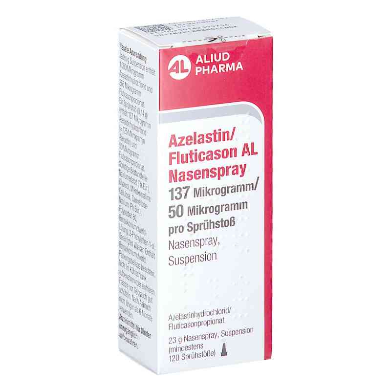 Azelastin/fluticason Al Nasenspr.137/50μg/sprühst. 23 g von ALIUD Pharma GmbH PZN 18239575