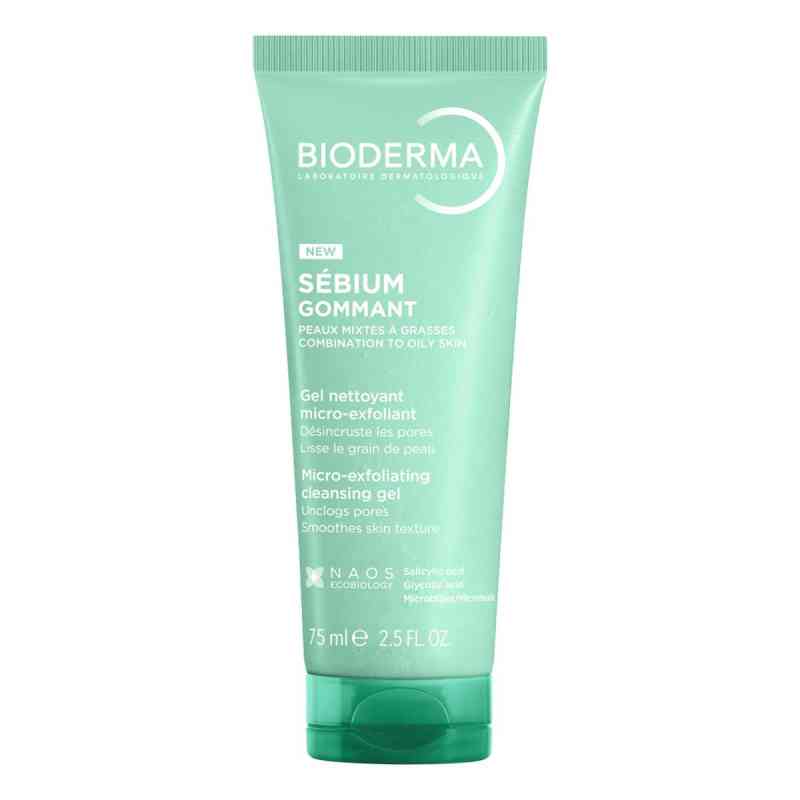 Bioderma Sebium Gommant Peeling Gel mit AHA und BHA 75 ml von NAOS Deutschland GmbH PZN 20509042
