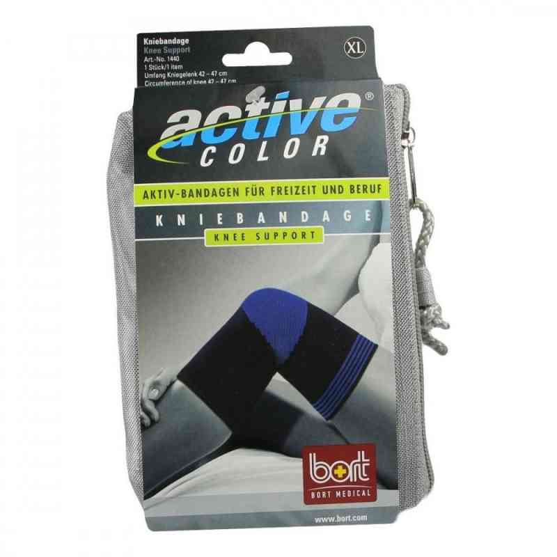 Bort Activecolor Kniebandage x-large schwarz 1 stk von Bort GmbH PZN 04535732