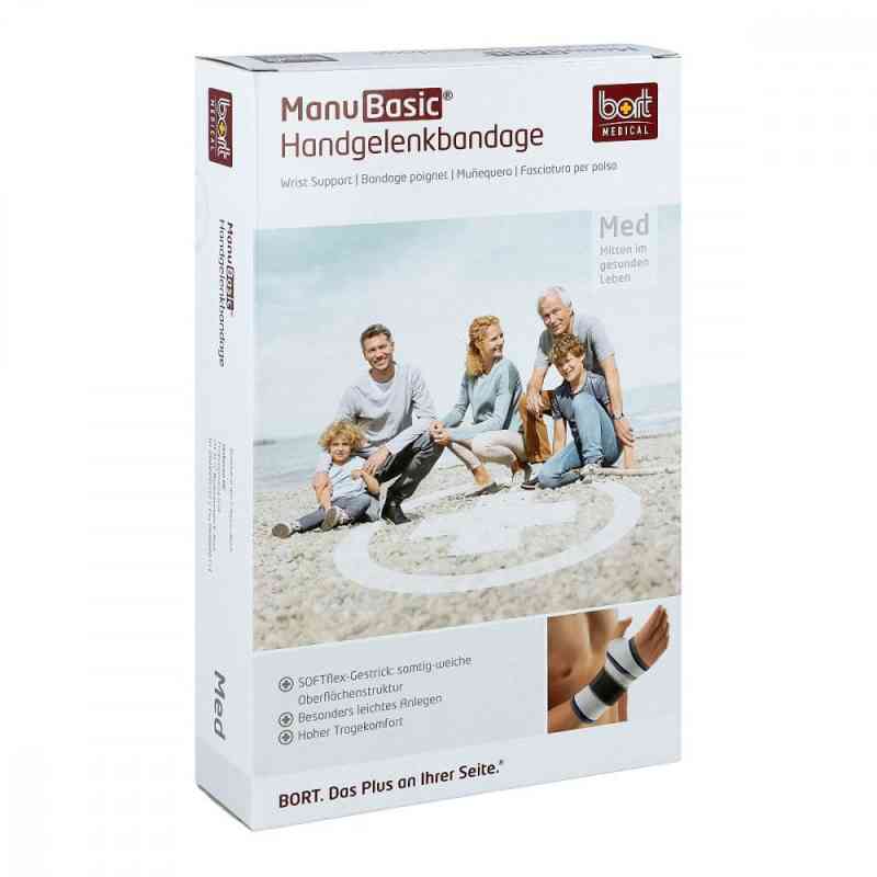 Bort Manubasic Bandage rechts x-large schwarz 1 stk von Bort GmbH PZN 02759462