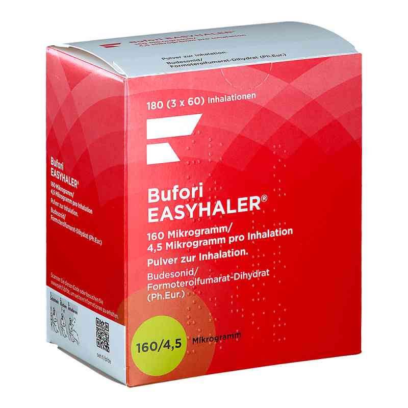 Bufori Easyhaler 160/4,5 Mikrogramm/Dosis 3 stk von ORION Pharma GmbH PZN 12484196