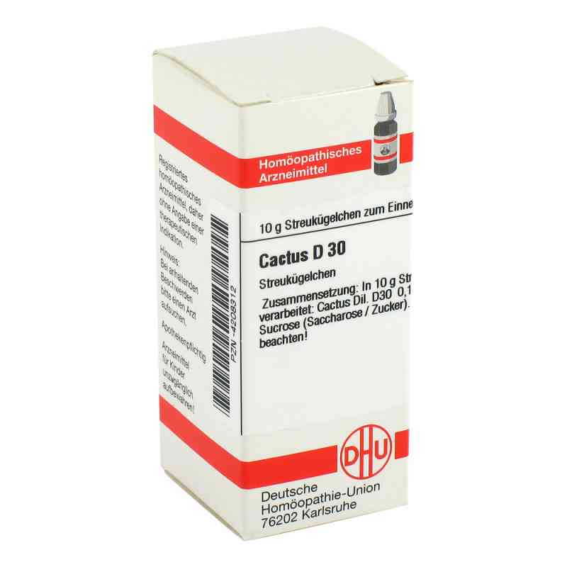 Cactus D30 Globuli 10 g von DHU-Arzneimittel GmbH & Co. KG PZN 04208312
