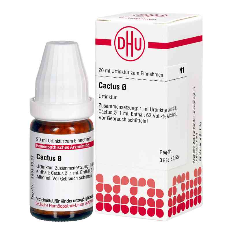 Cactus Urtinktur 20 ml von DHU-Arzneimittel GmbH & Co. KG PZN 02125527