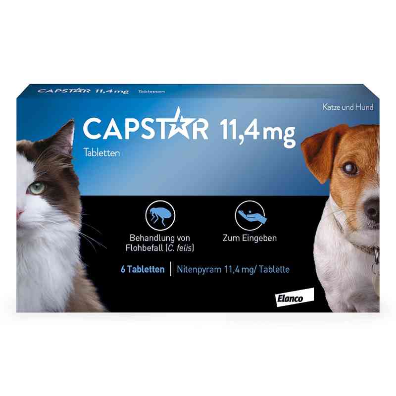 Capstar Tabletten gegen Flöhe für Katzen und Hunde bis 11 kg 6 stk von Elanco Deutschland GmbH PZN 01276359