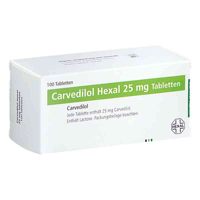 Carvedilol Hexal 25 Mg Tabletten 100 stk von EurimPharm Arzneimittel GmbH PZN 19177296
