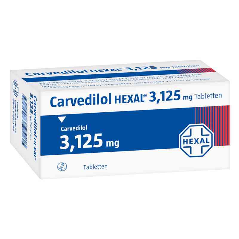 Carvedilol HEXAL 3,125mg 100 stk von Hexal AG PZN 02227185