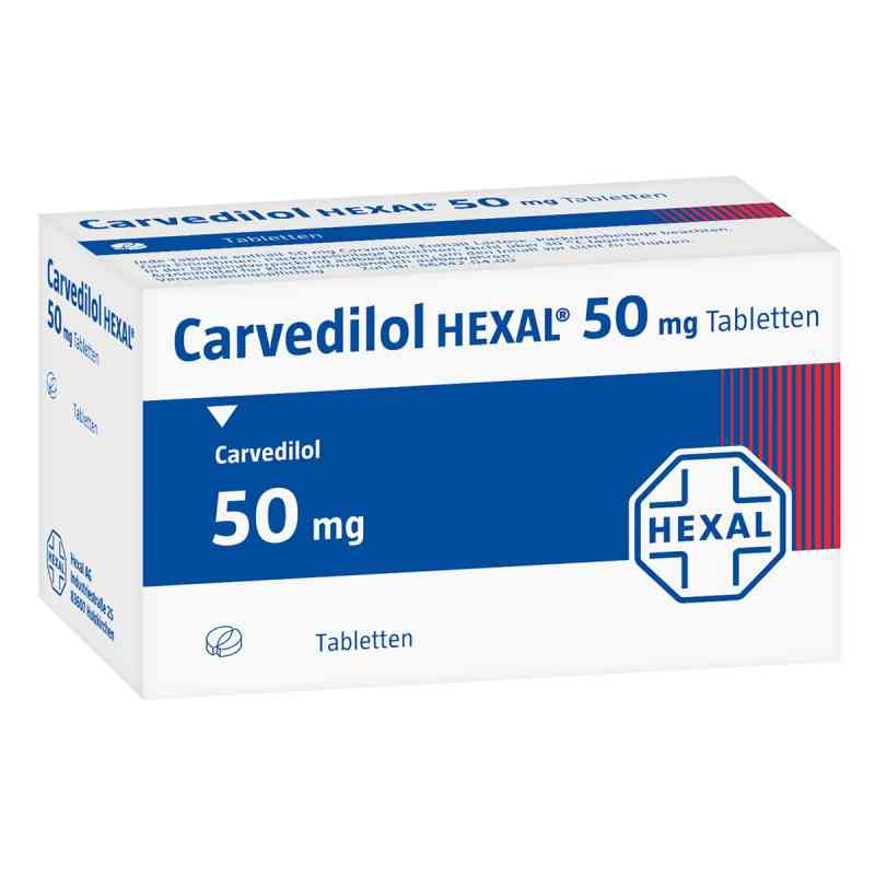 Carvedilol HEXAL 50mg 100 stk von Hexal AG PZN 02227009