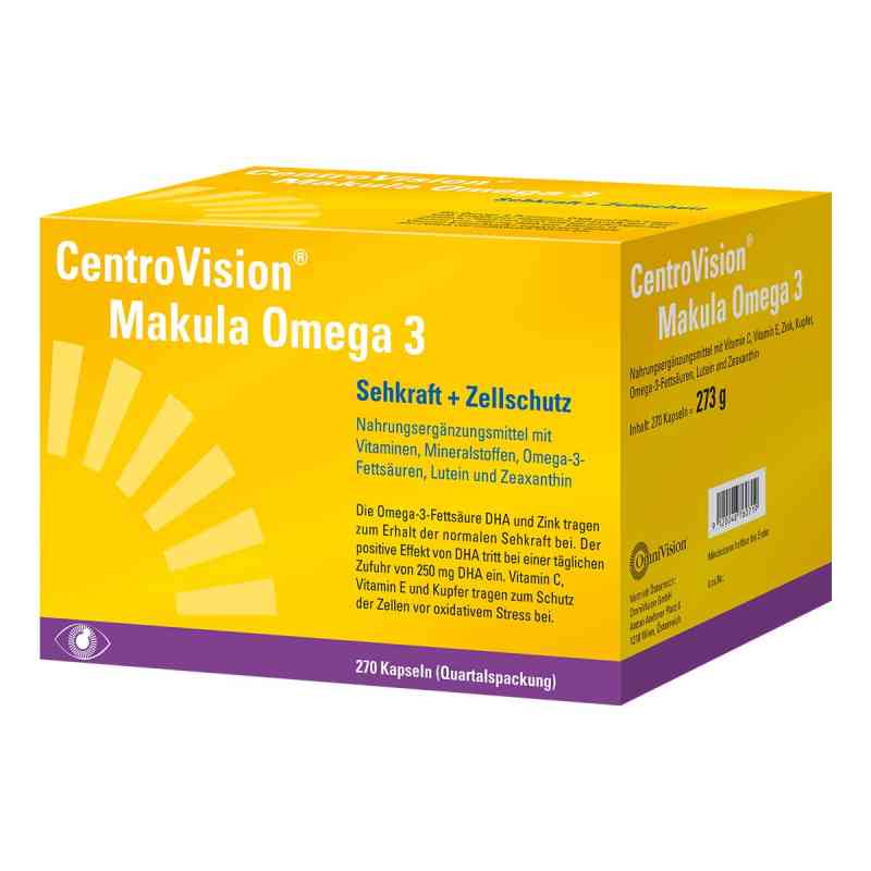 Centrovision Makula Omega-3 Kapseln 270 stk von OmniVision GmbH PZN 15415971