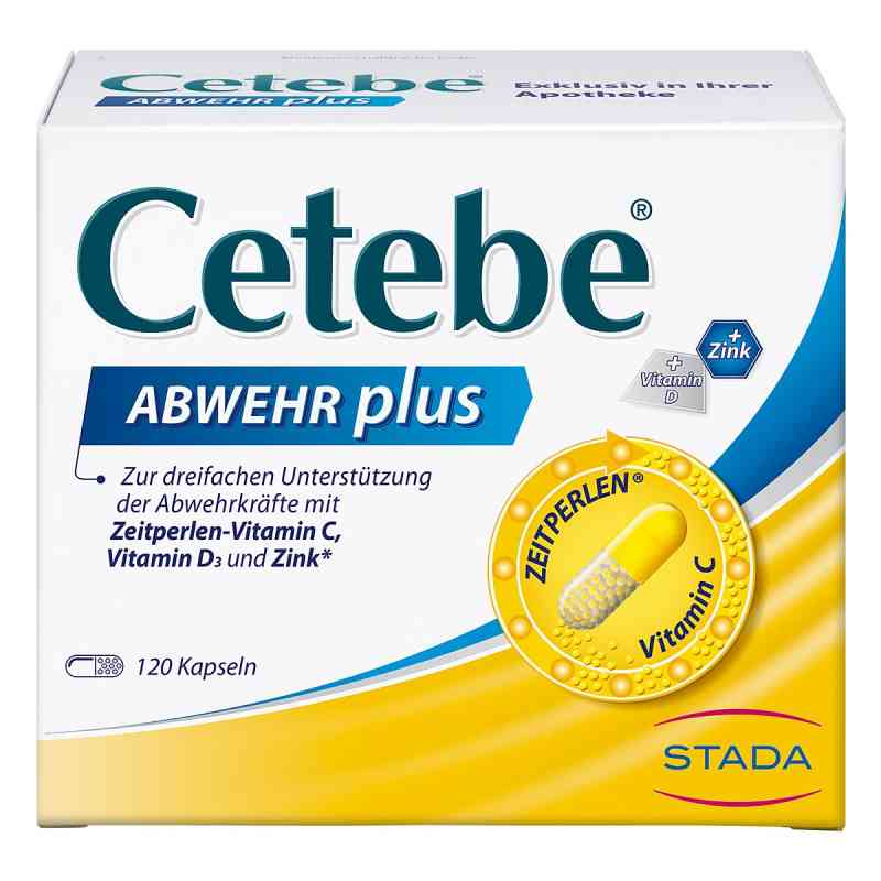 CETEBE Abwehr plus mit Vitamin C, D und Zink 120 stk von STADA Consumer Health Deutschland GmbH PZN 02415254
