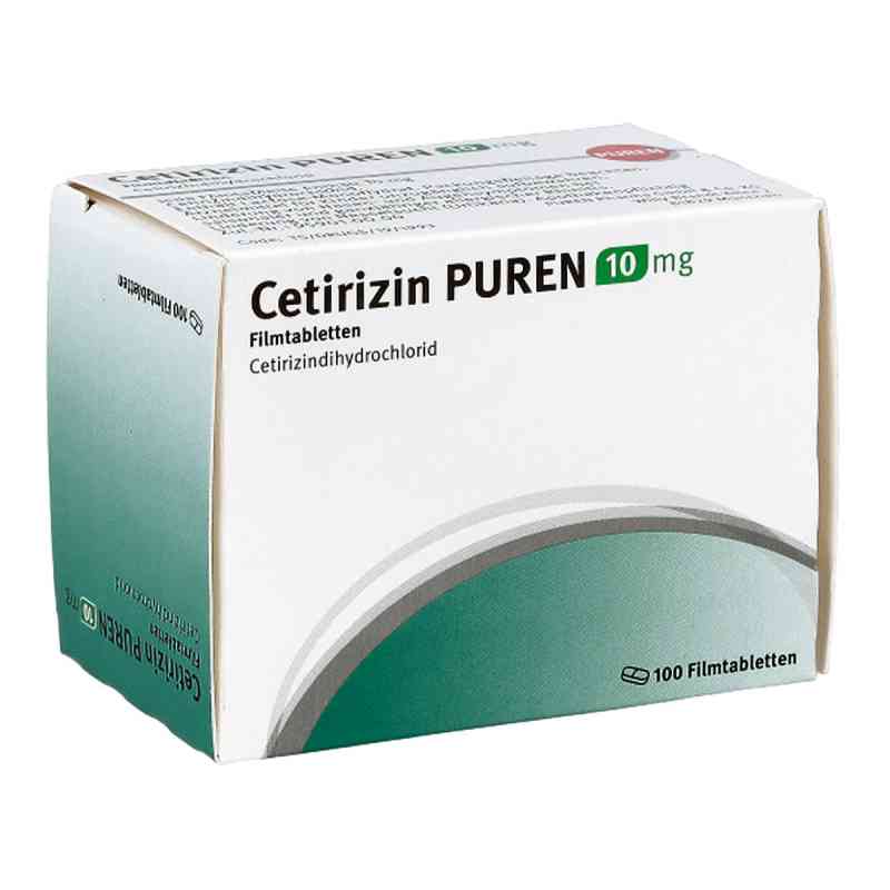 Cetirizin Puren 10 mg Filmtabletten 100 stk von PUREN Pharma GmbH & Co. KG PZN 15742291