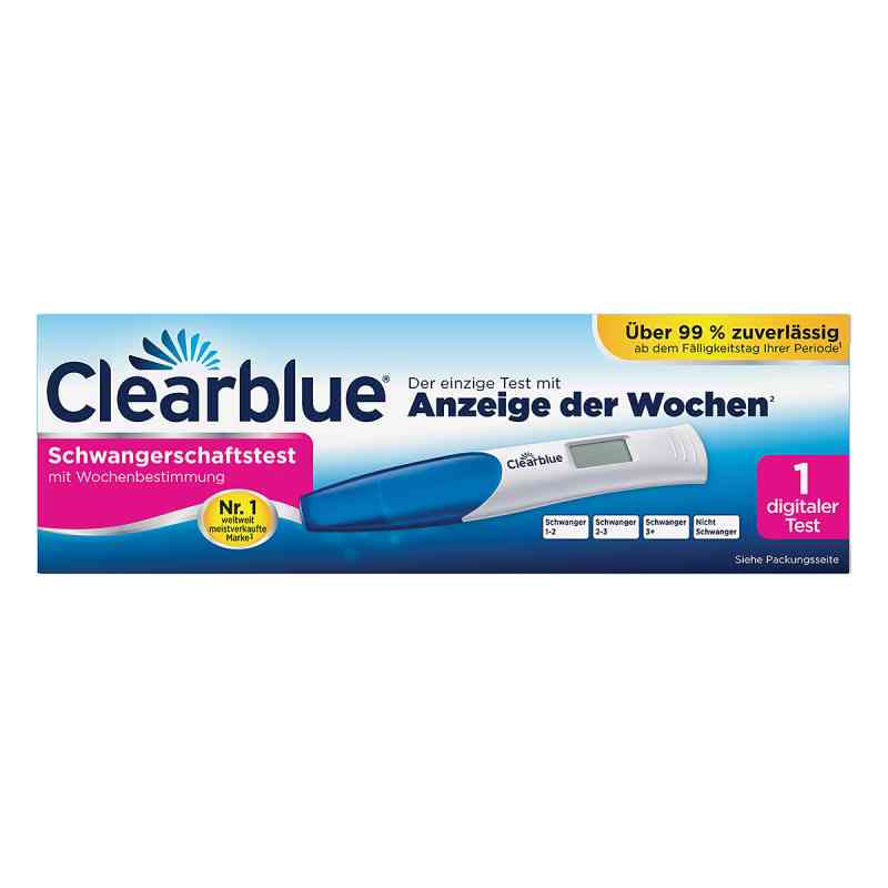 Clearblue Schwangerschaftstest mit Wochenbestimmung 1 stk von Procter & Gamble GmbH PZN 12893977