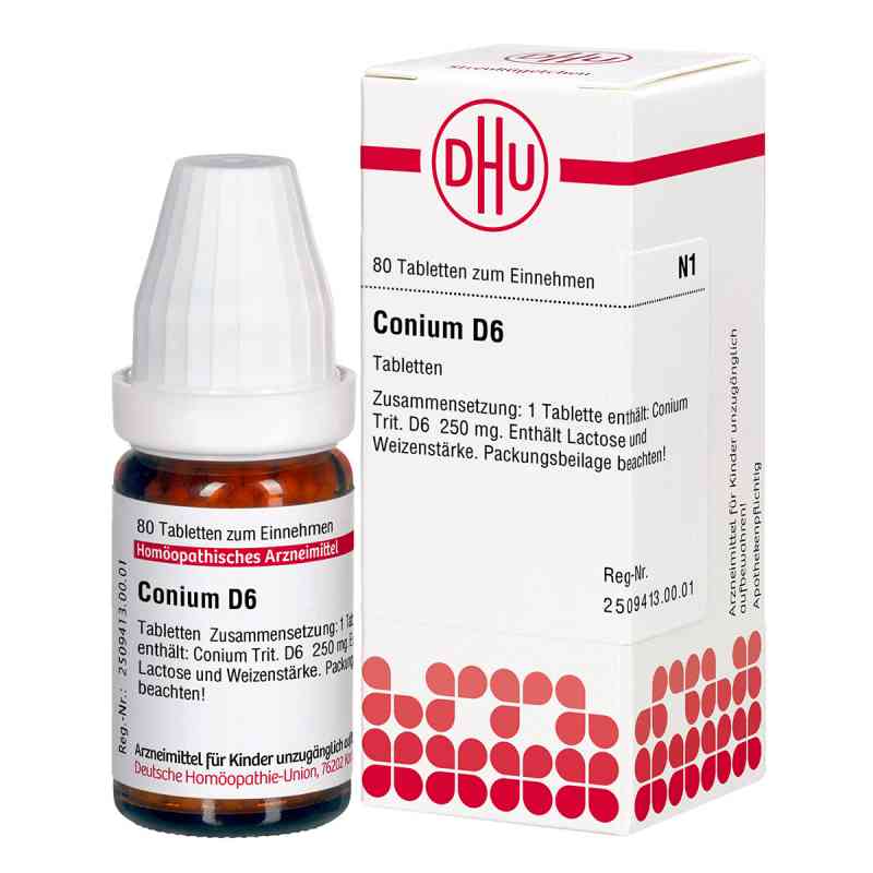Conium D6 Tabletten 80 stk von DHU-Arzneimittel GmbH & Co. KG PZN 01767583