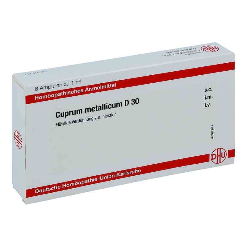 Cuprum Metallicum D30 Ampullen 8X1 ml von DHU-Arzneimittel GmbH & Co. KG PZN 11705560