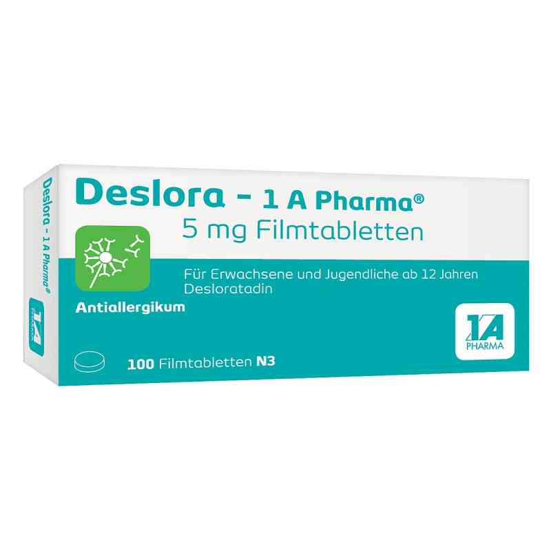 Deslora - 1 A Pharma® 5 mg Filmtabletten 100 stk von 1 A Pharma GmbH PZN 12546750
