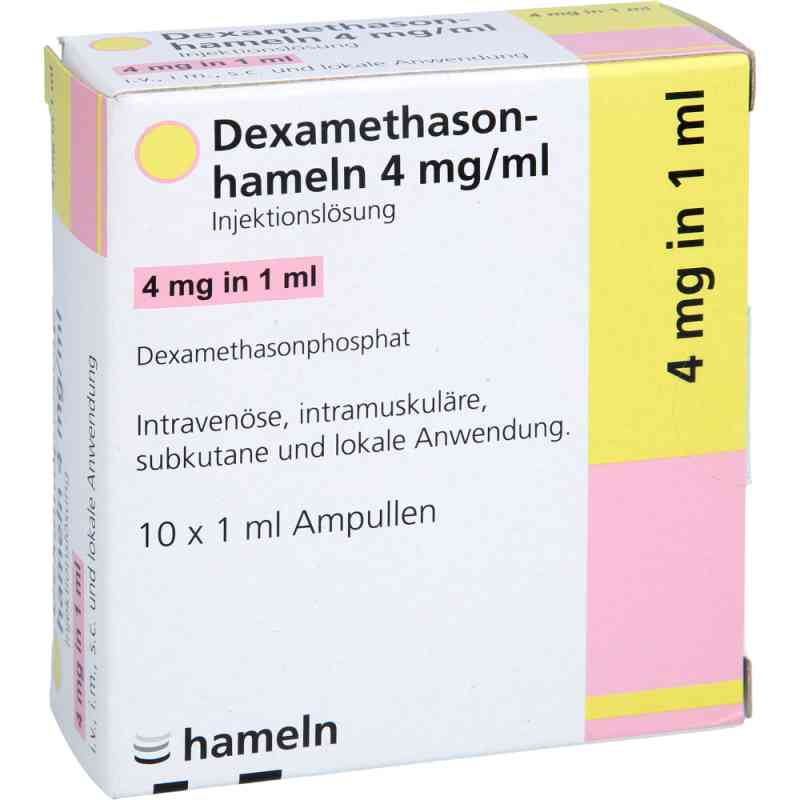 Dexamethason-hameln 4 Mg/ml Injektionslösung 10X1 ml von hameln pharma gmbh PZN 16913056
