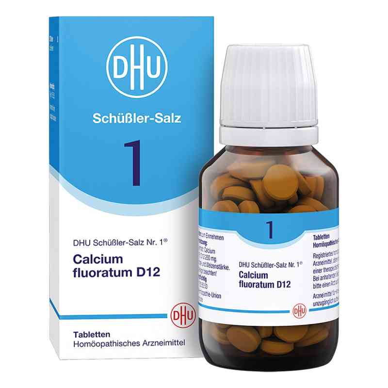 DHU Schüßler-Salz Nummer 1 Calcium fluoratum D12 Tabletten 200 stk von DHU-Arzneimittel GmbH & Co. KG PZN 02580415