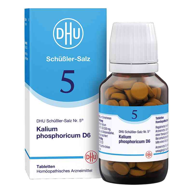 DHU Schüßler-Salz Nummer 5 Kalium phosphoricum D6 Tabletten 200 stk von DHU-Arzneimittel GmbH & Co. KG PZN 02580585