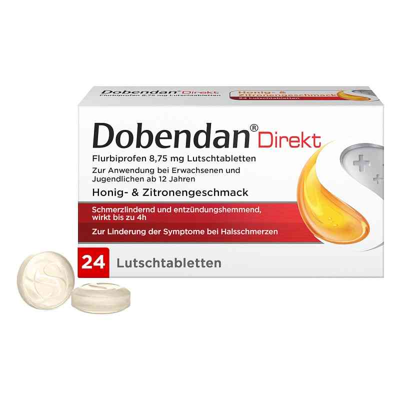 Dobendan Direkt Lutschtabletten gegen Halsschmerzen 24 stk von Reckitt Benckiser Deutschland GmbH PZN 06866410