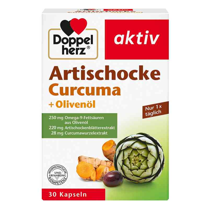 Doppelherz Artischocke + Olivenöl + Curcuma Kapsel (n) 30 stk von Queisser Pharma GmbH & Co. KG PZN 04700645