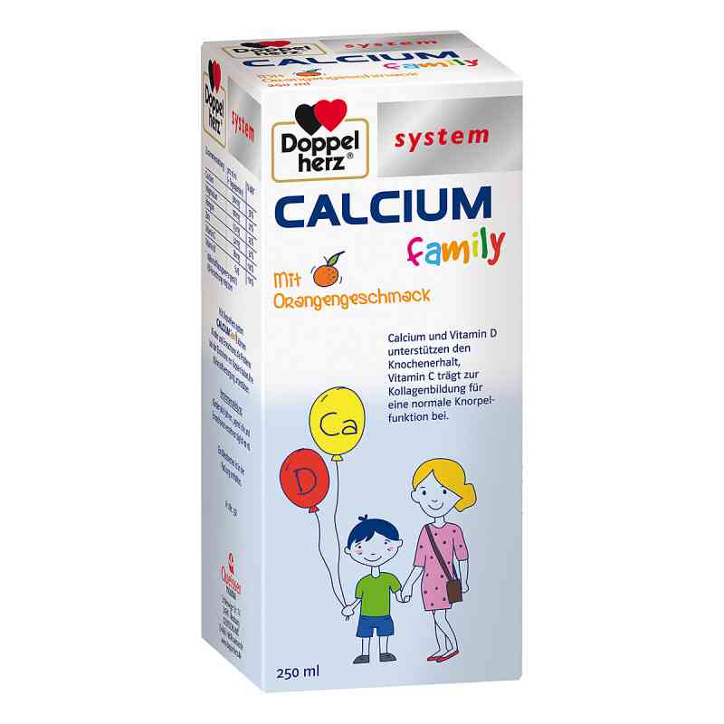 Doppelherz Calcium family system flüssig 250 ml von Queisser Pharma GmbH & Co. KG PZN 14420639