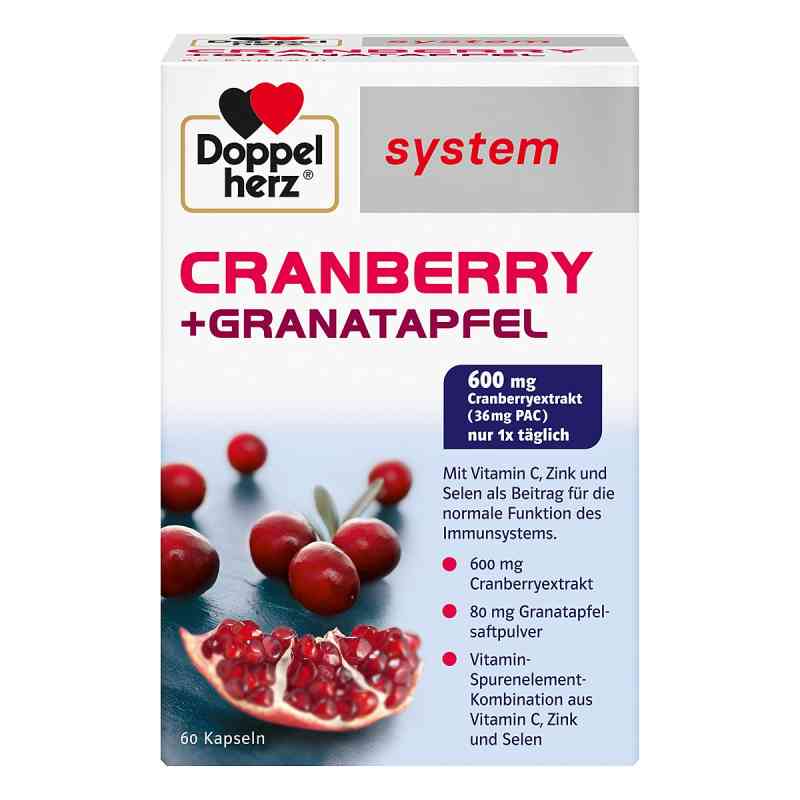Doppelherz Cranberry + Granatapfel system Kapseln 60 stk von Queisser Pharma GmbH & Co. KG PZN 09726299