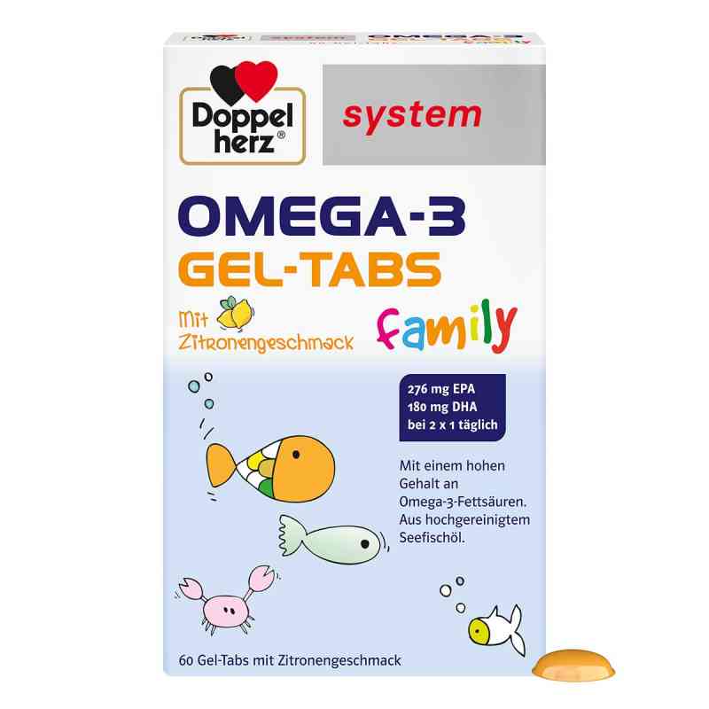Doppelherz system Omega-3 family Kautablettem 60 stk von Queisser Pharma GmbH & Co. KG PZN 12351236