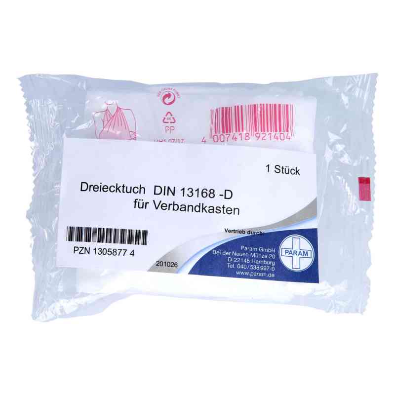 Dreiecktuch Din 13168-d für Verbandkasten 1 stk von Param GmbH PZN 13058774