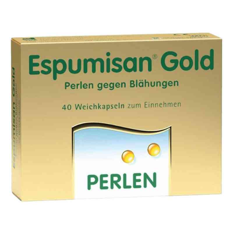 Espumisan Gold Perlen gegen Blähungen 40 stk von BERLIN-CHEMIE AG PZN 05703864