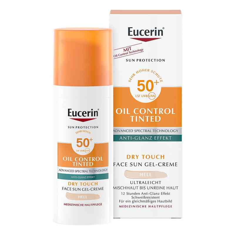 Eucerin Sun Oil Control Tinted Creme Lsf 50+ Hell 50 ml von Beiersdorf AG Eucerin PZN 16887494