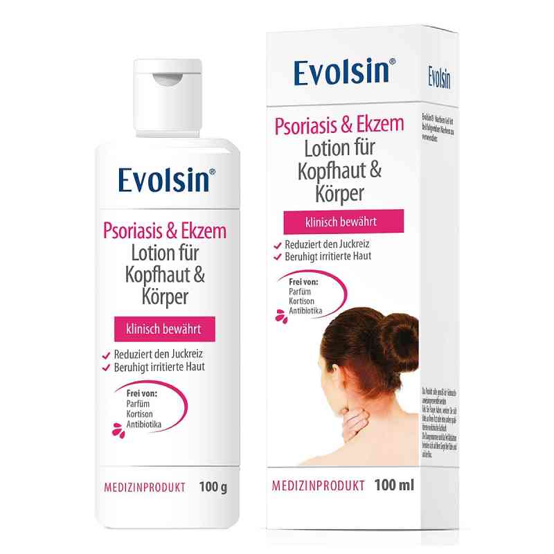 Evolsin Psoriasis & Ekzem Lotion Kopfhaut & Körper 100 ml von Evolsin medical UG (haftungsbeschränkt) PZN 19081082