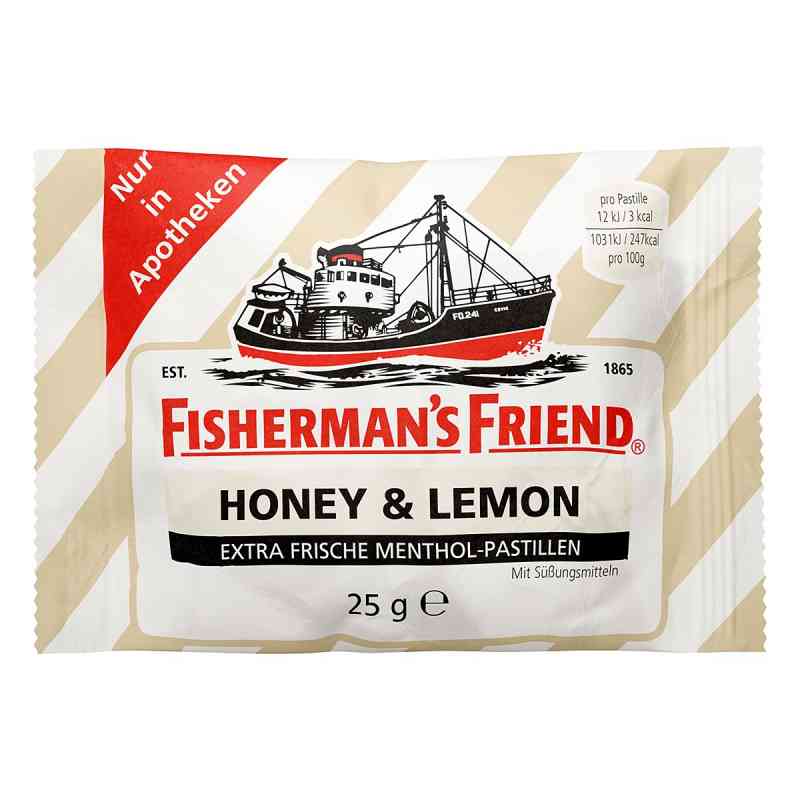 Fishermans Friend Honey & Lemon ohne Zucker Pasti. 25 g von MARVECS GmbH PZN 10993143