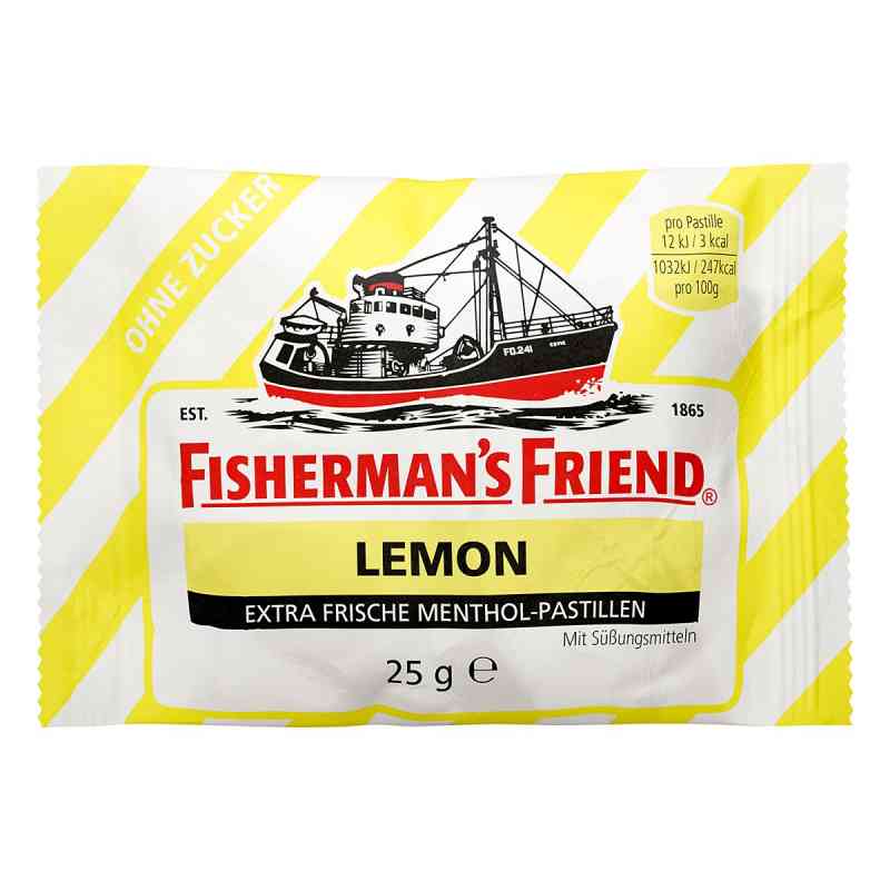 Fishermans Friend Lemon ohne Zucker Pastillen 25 g von MARVECS GmbH PZN 08490937