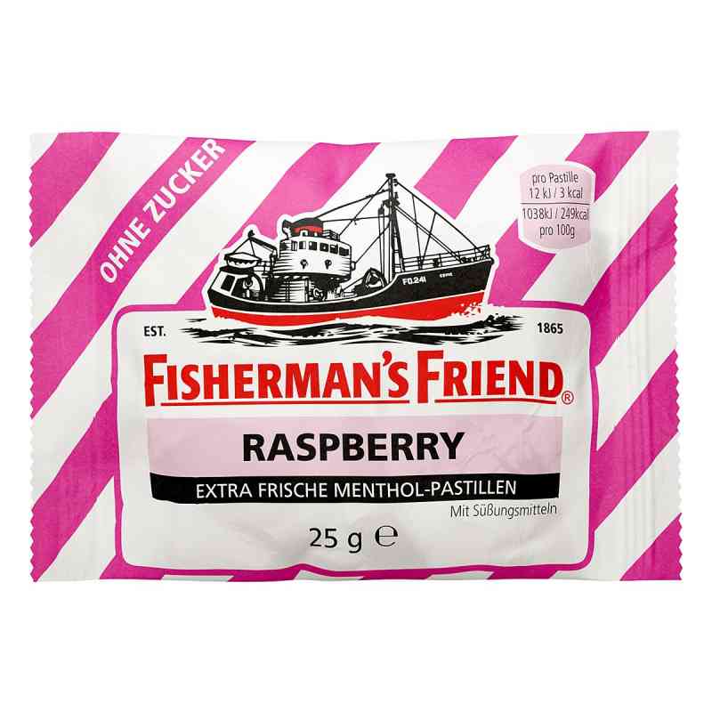 Fishermans Friend Raspberry ohne Zucker Pastillen 25 g von MARVECS GmbH PZN 15387364