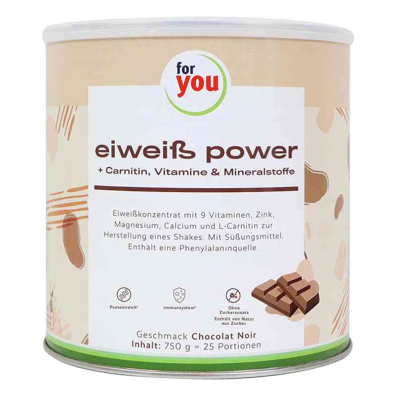 For You Eiweiss Power Schoko 750 g von For You eHealth GmbH PZN 06944920