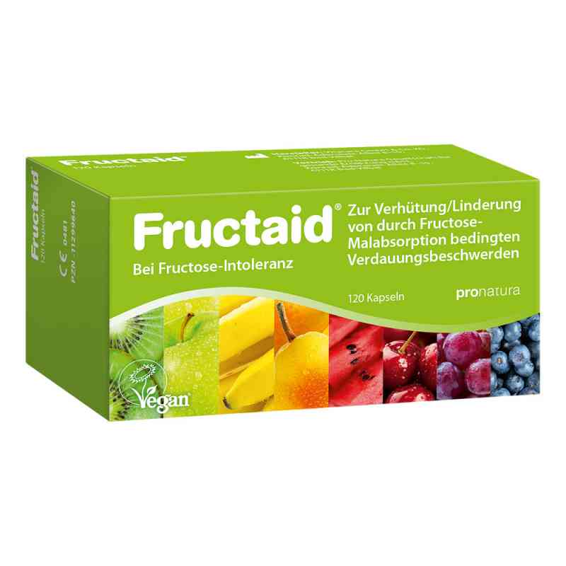 Fructaid Kapseln 120 stk von Pro Natura Gesellschaft für gesunde Ernährung mbH PZN 11299640