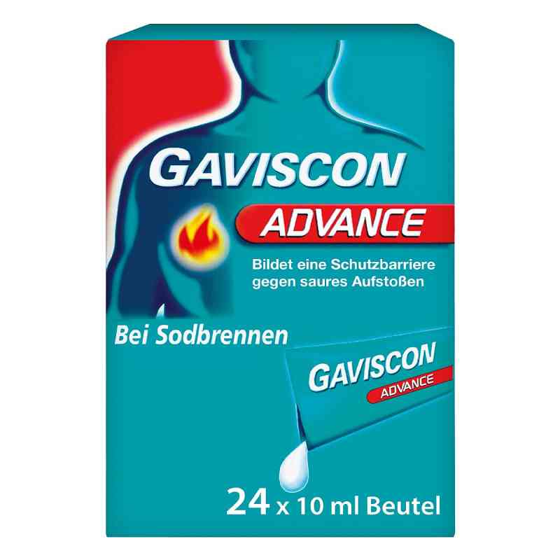 GAVISCON Advance Pfefferminz bei Sodbrennen 24X10 ml von Reckitt Benckiser Deutschland Gm PZN 02240777